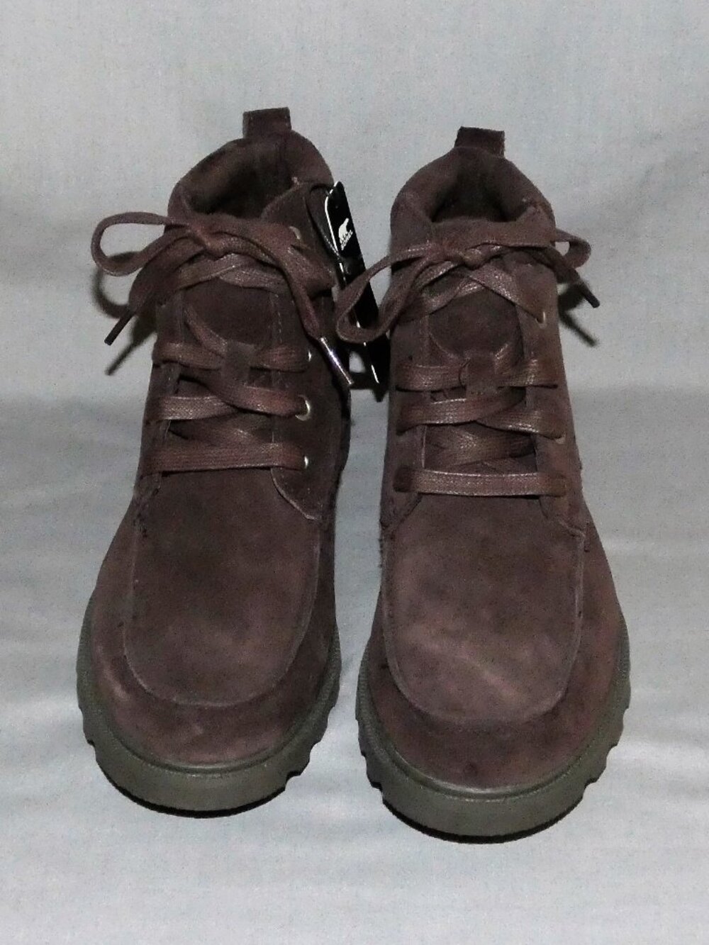 NEW Sorel Brown Suede Waterproof Lace Up Boots Youth size 5 - Picture 2 of 10